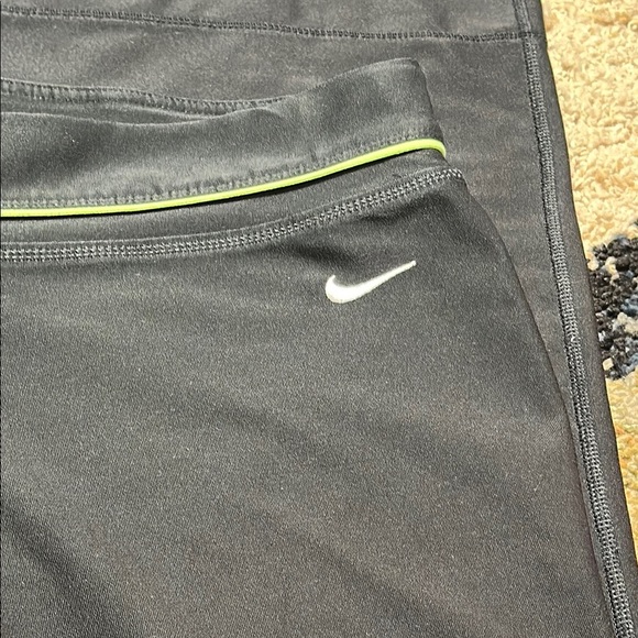 Nike Dry Fit High Waisted Wide Leg Loose Pant Soft Loose Wide Flared Women's L - Picture 3 of 7